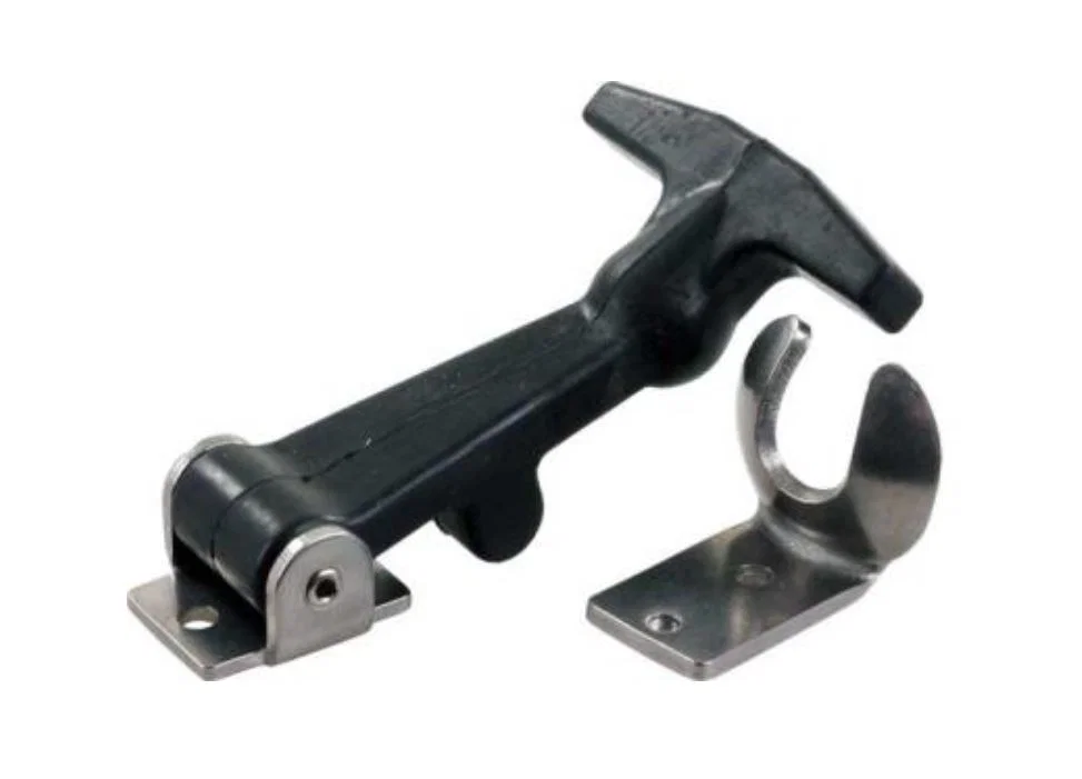 10875 – JR PRODUCTS Hood Latch, Use At Interiors Of Class C RVs And LP Bottle Covers 1-5/8 Inch (Closed) 2-1/2 Inch O...